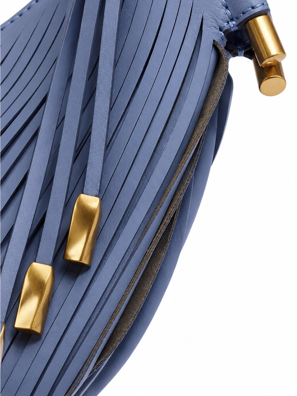 NWT Donna Karan Baldwin Peacock Leather Micro Crossbody MSRP $238 - Picture 4 of 9